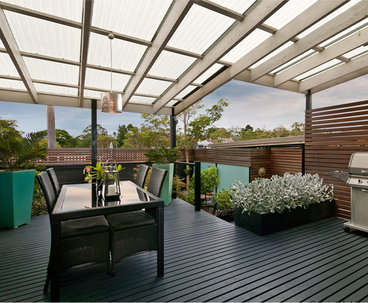 Layer 3w Clear Polycarbonate Roofing
